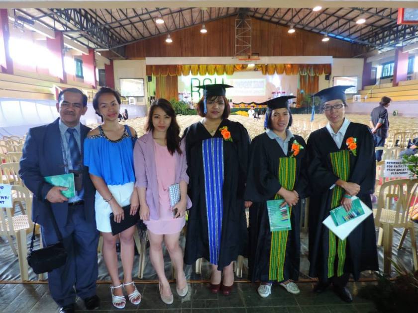 BSU Graduation Ceremonies with TCC Trustee Judith Angog Cupatan